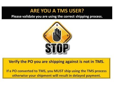 warning to check shipping address