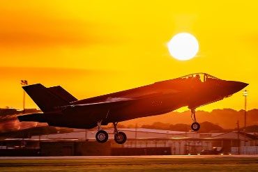 f35-at-sunrise