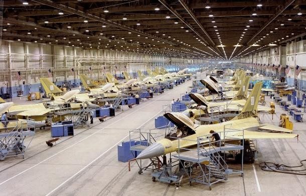 F-16 Production Line