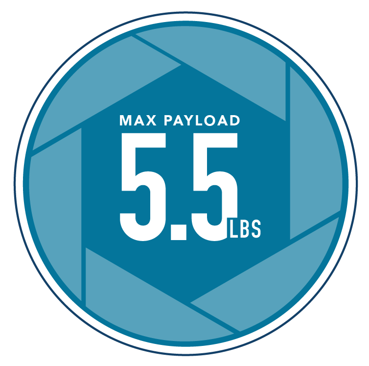 max payload 5.5 lbs