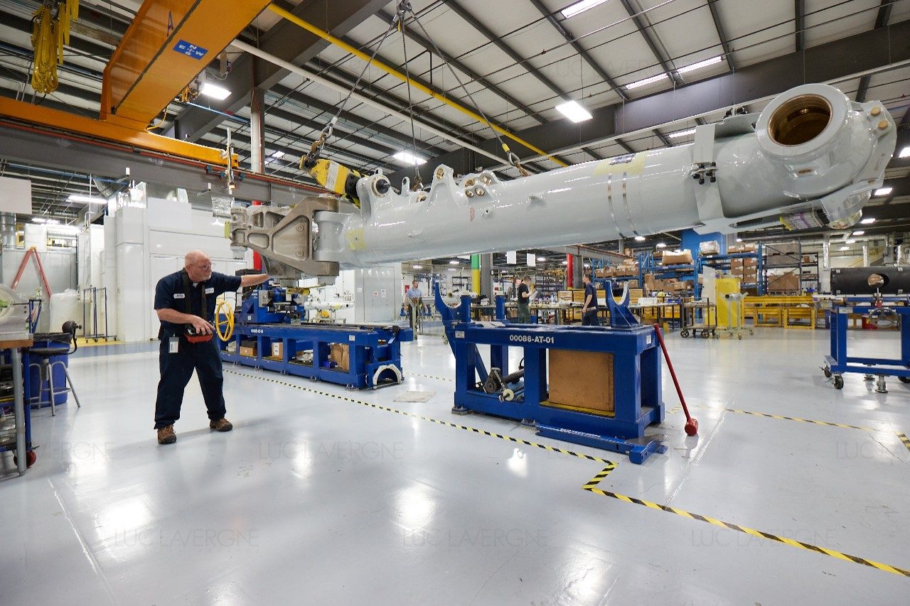 Strongsville employee at work in the production area