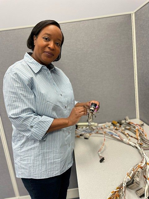 Levona has completed two AMTAP apprenticeship programs and is currently working as a technician