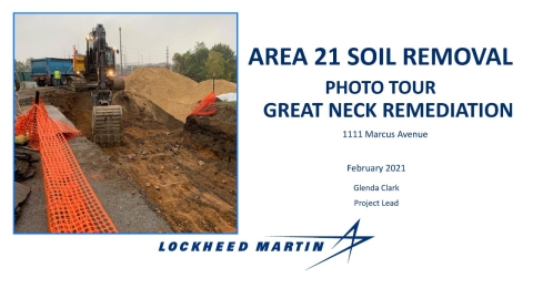 Area 21 Soil Removal Photo Tour, February 2021