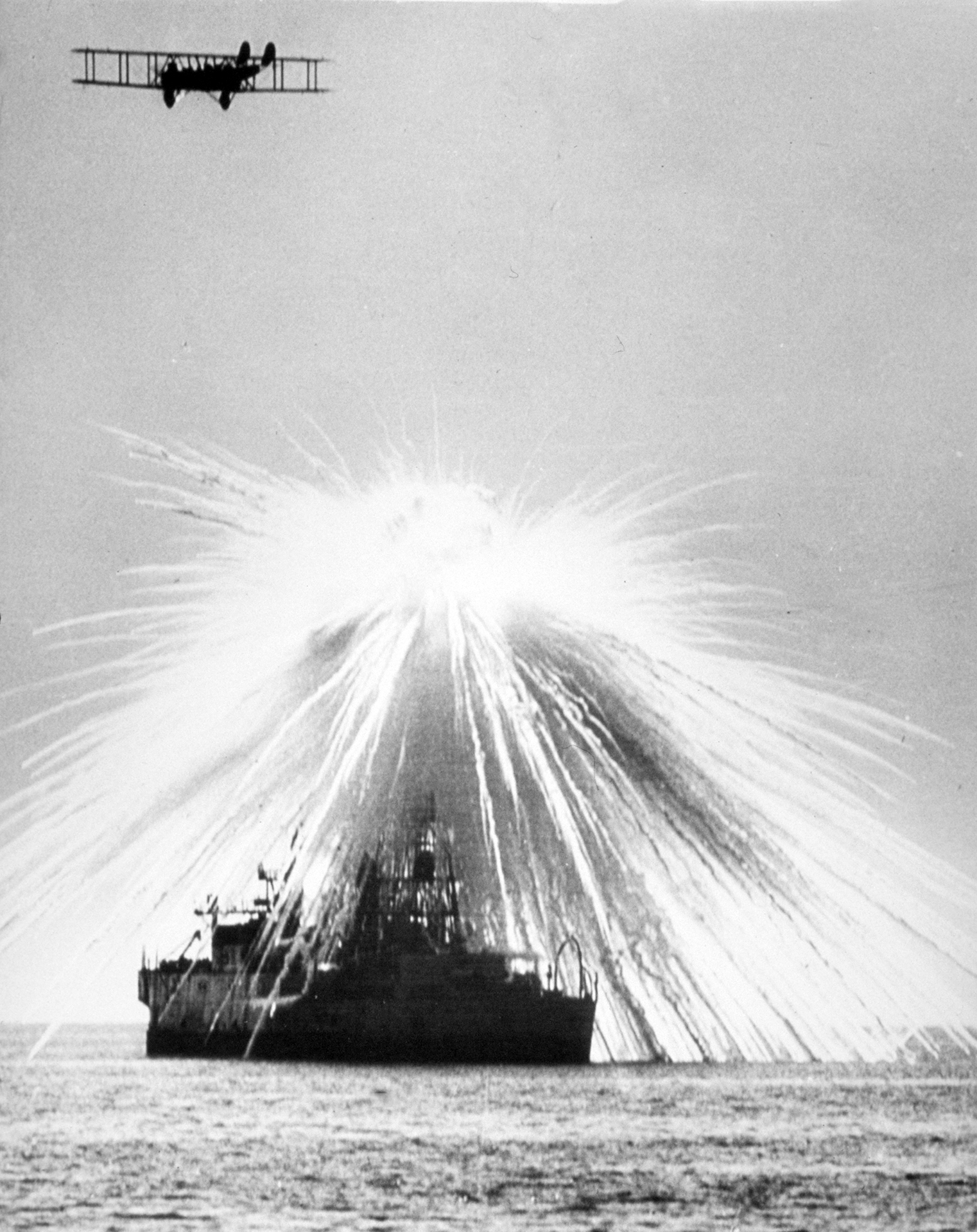 NBS-1 (MB-2) during an attack on a battleship in 1921