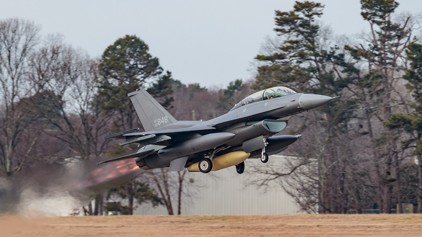 We delivered the first F-16 jet back to the U.S. Air Force as part of the sustainment depot program.