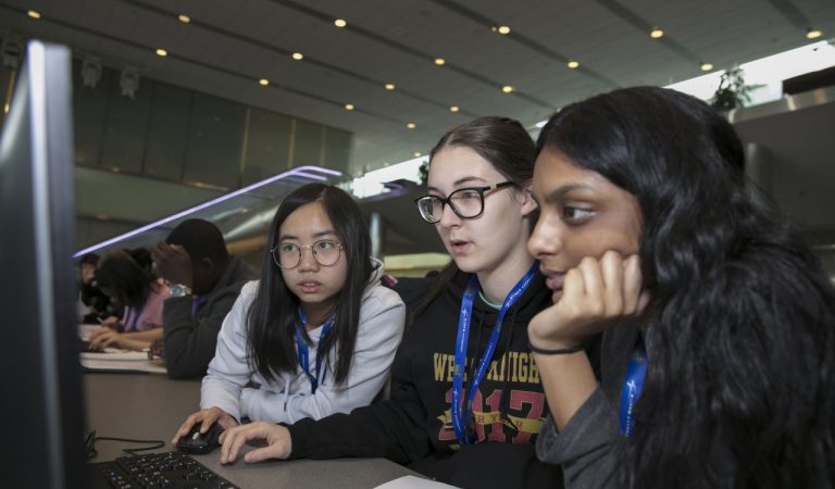Students Solve Coding Challenges at Lockheed Martin Code Quest