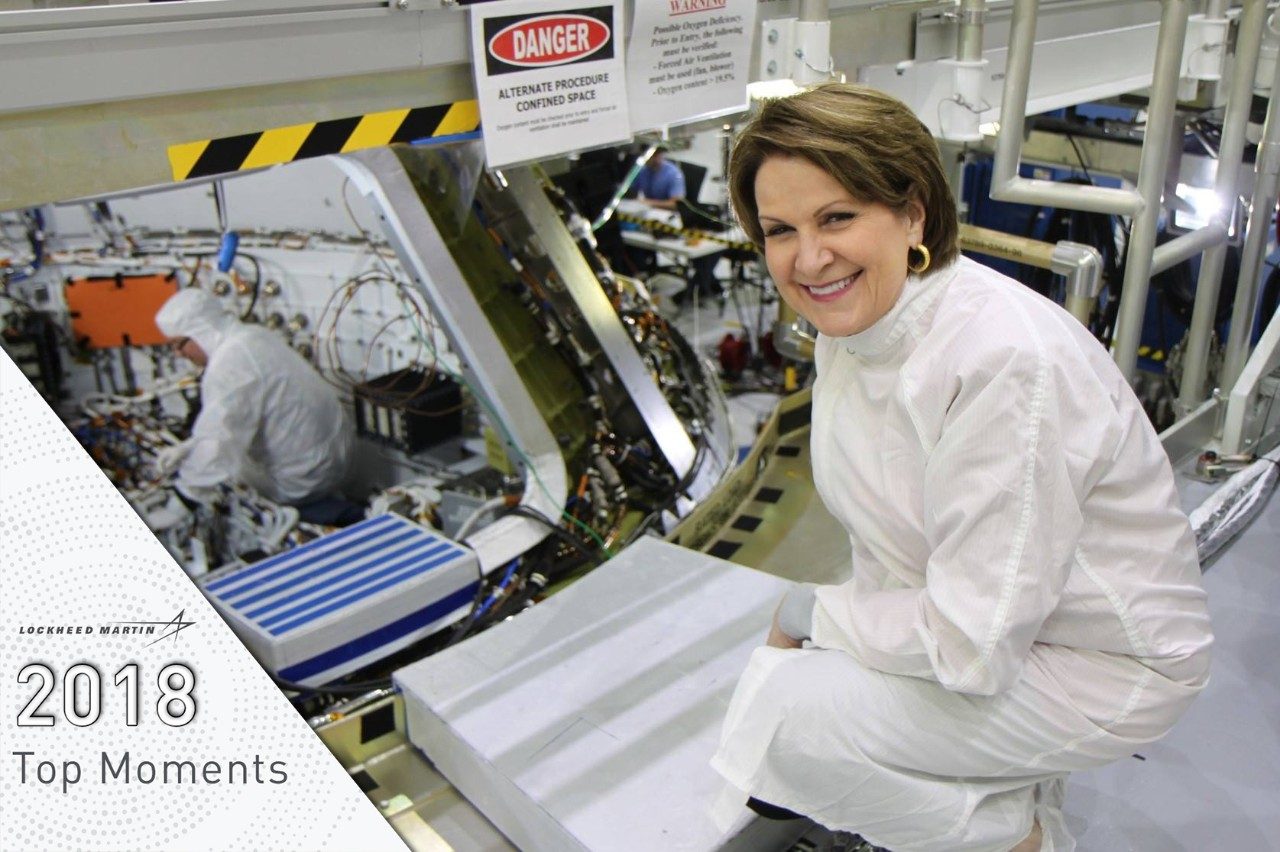 Marillyn Hewson visits Orion