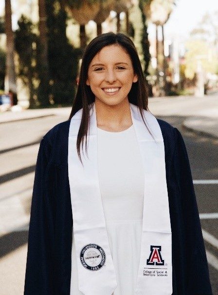 Angela graduated from the University of Arizona in 2018