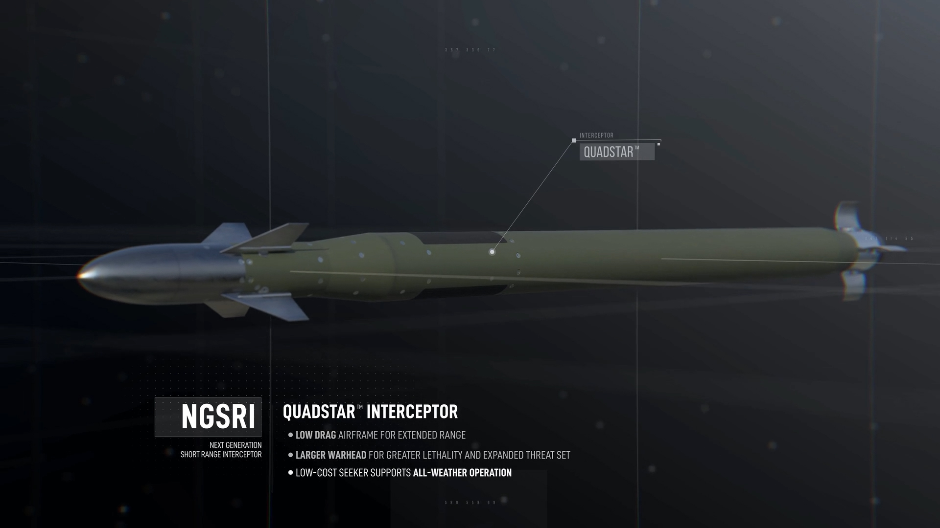 Next-Generation Short-Range Interceptor (NGSRI), Short-range air-defense missile / interceptor, Air Defense - view 2