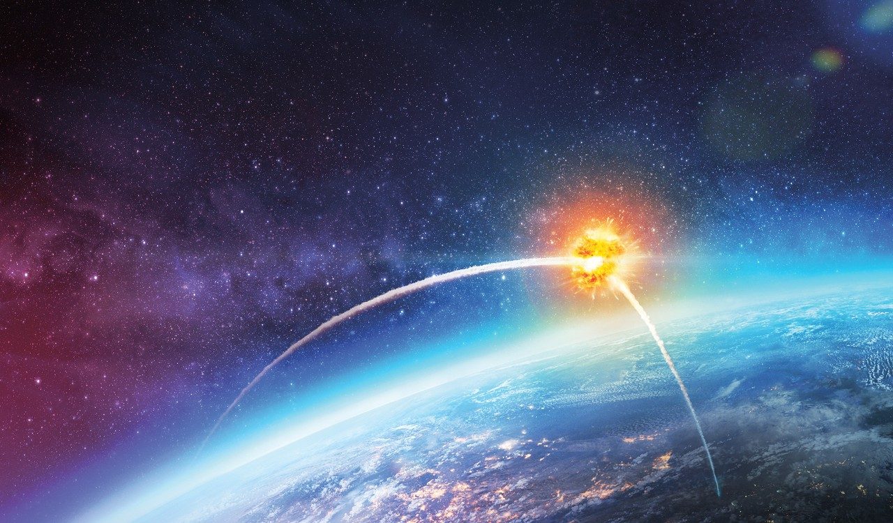 Hypersonic Missile in Space