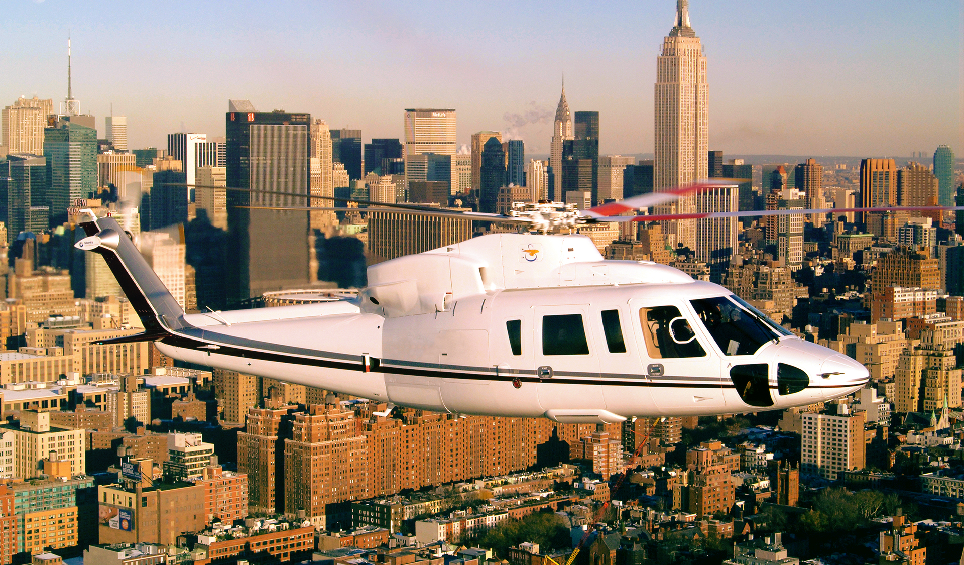 Helicóptero Sikorsky S76 S 76 In State Of New York
