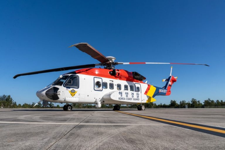Sikorsky Delivers S-92® Helicopter To Korea Coast Guard