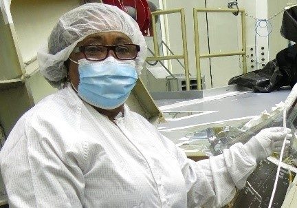 Betty Smith installing a Betty Barrier on Orion