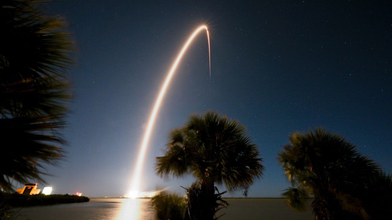 GPS III SV09 launches on SpaceX Falcon 9 rocket