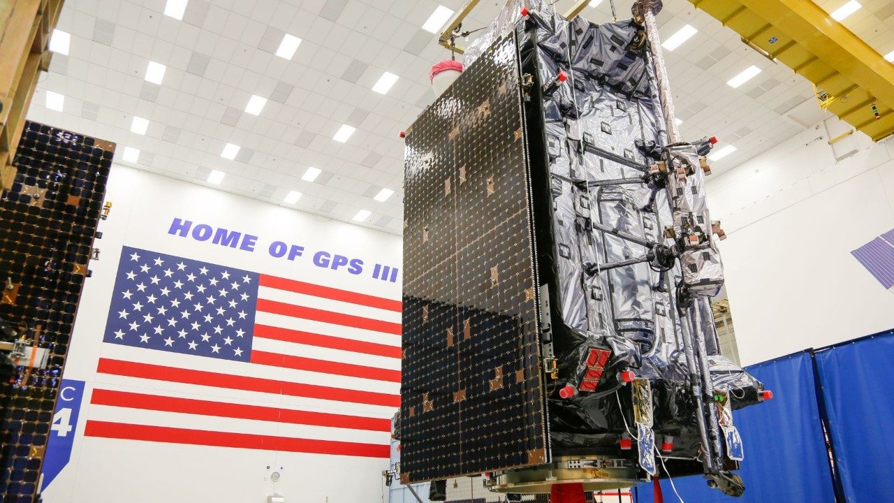 GPS III in clean room