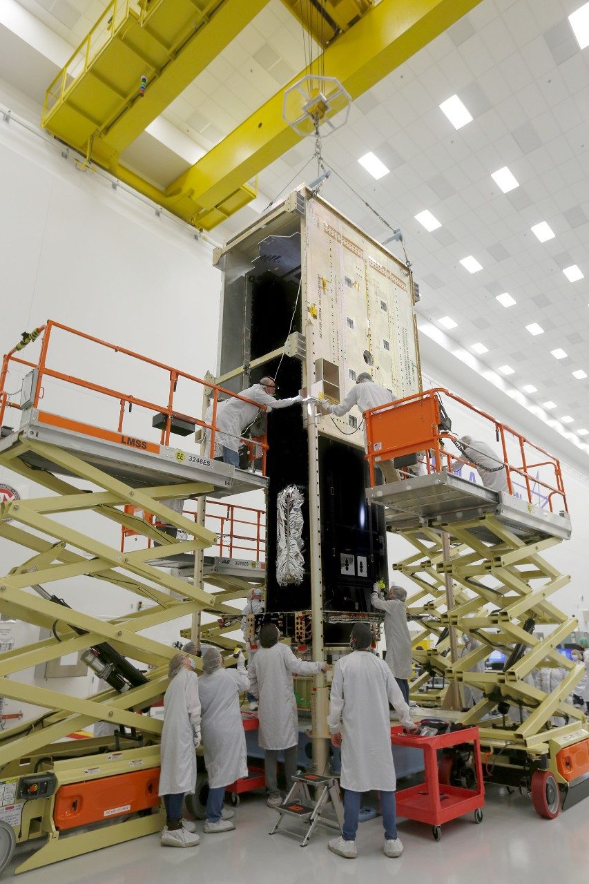 GPS III Space Vehicle 10 Core Mated