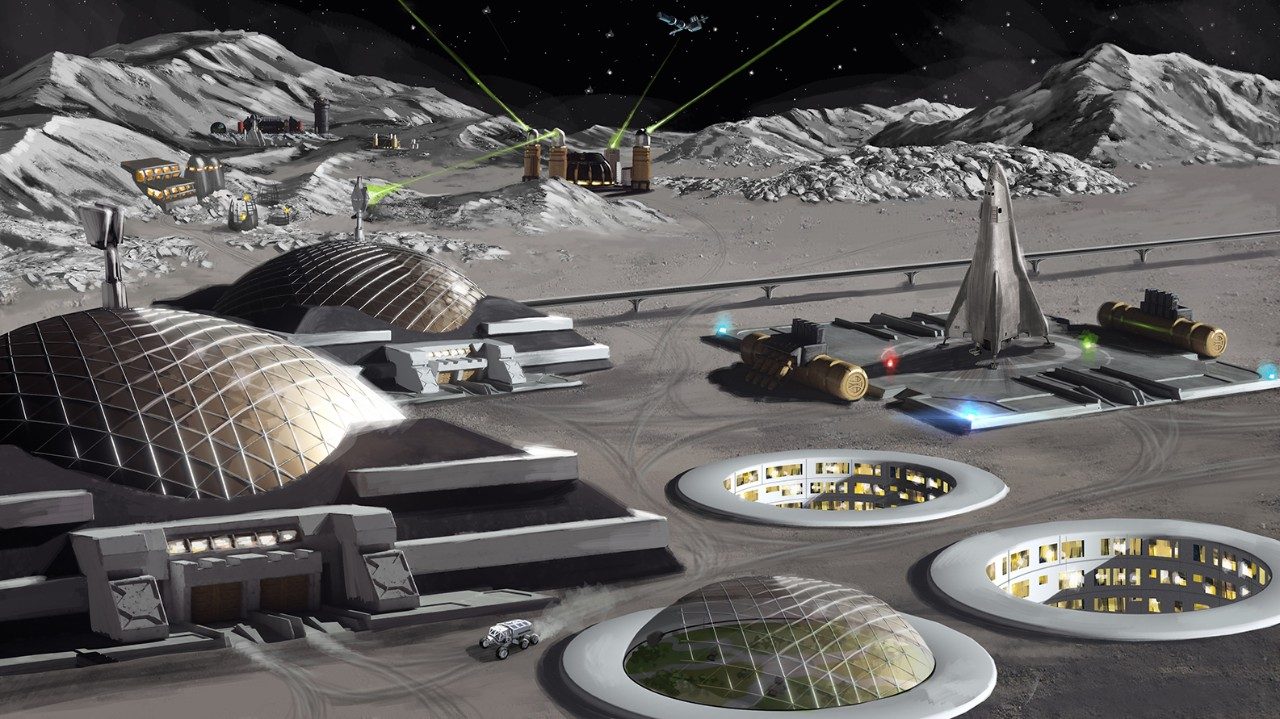 Future Moon Colony