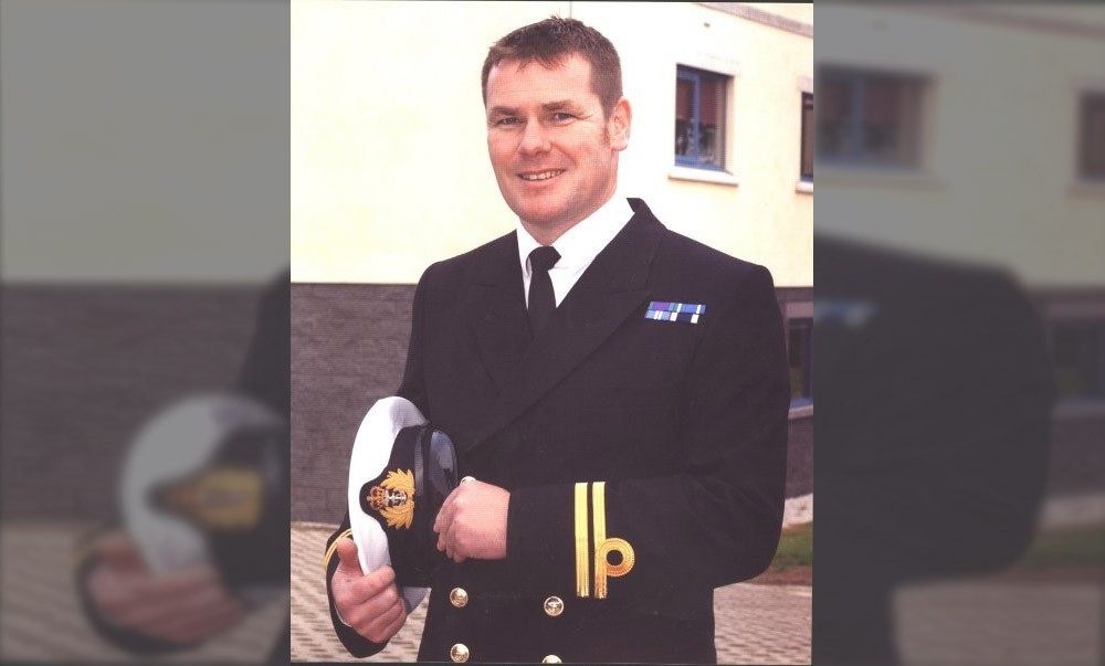 Dougy Wright is a reservist with the Royal Navy